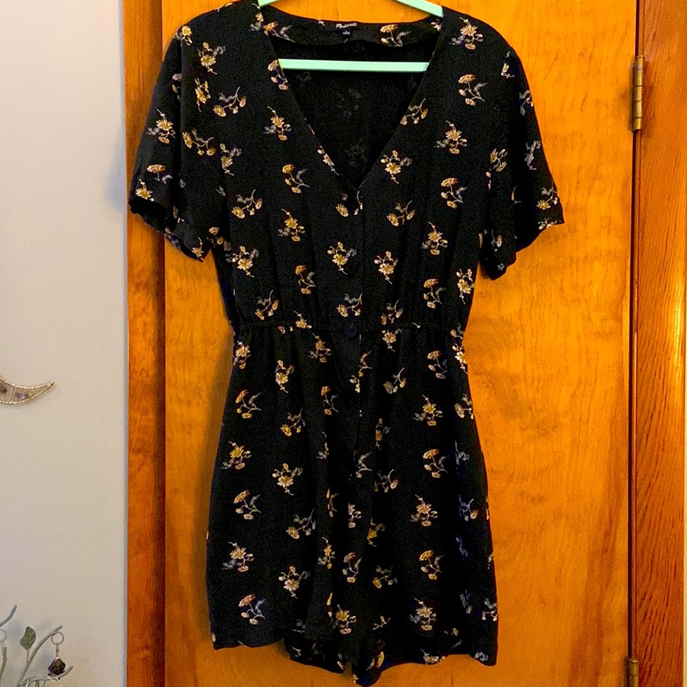 Madewell floral romper